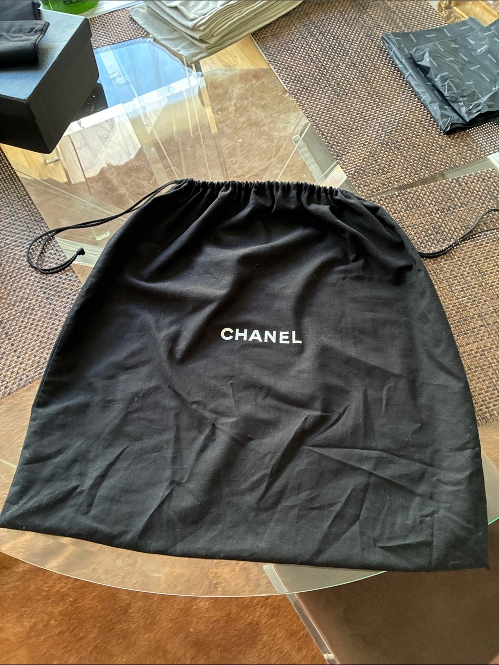 Chanel extra large 19.5x19.5 inches dust bag for bags or boots